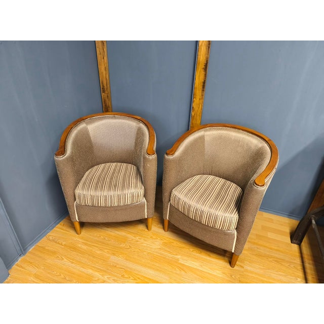 Art Deco Armchairs, 1930s, Set of 2 For Sale - Image 9 of 18