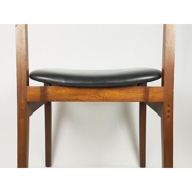 Model 104 Dining Chairs by G. Frattini for Cassina, 1960s, Set of 6 For Sale - Image 12 of 17