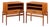 Arne Vodder for Vamo Sønderborg Mid Century Danish Teak Nightstands - Pair For Sale