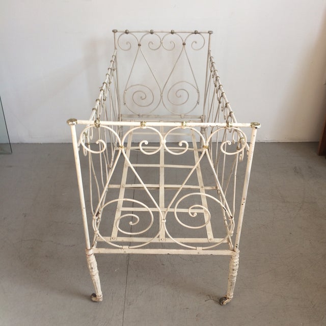 Antique Iron Crib Chairish