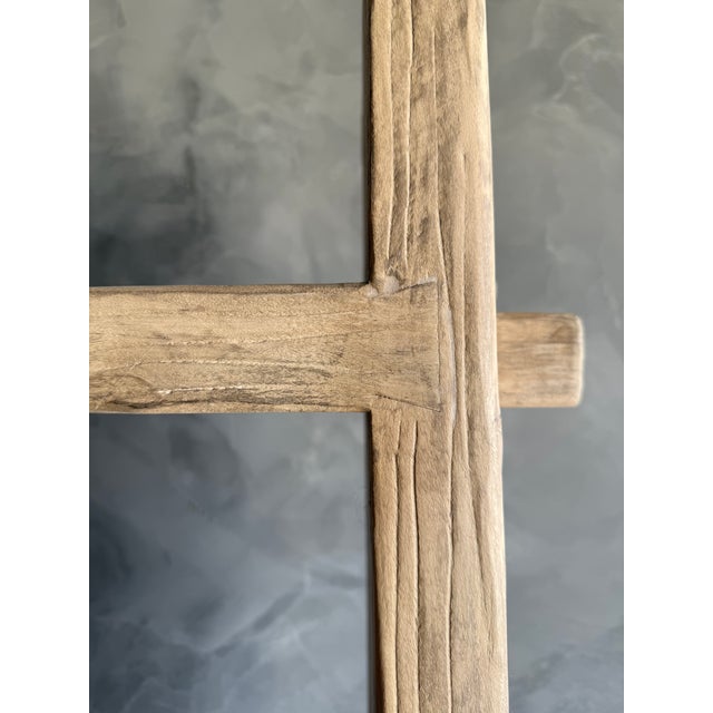 Reclaimed Elm Wood Bookcase in a Natural Finish For Sale - Image 11 of 13