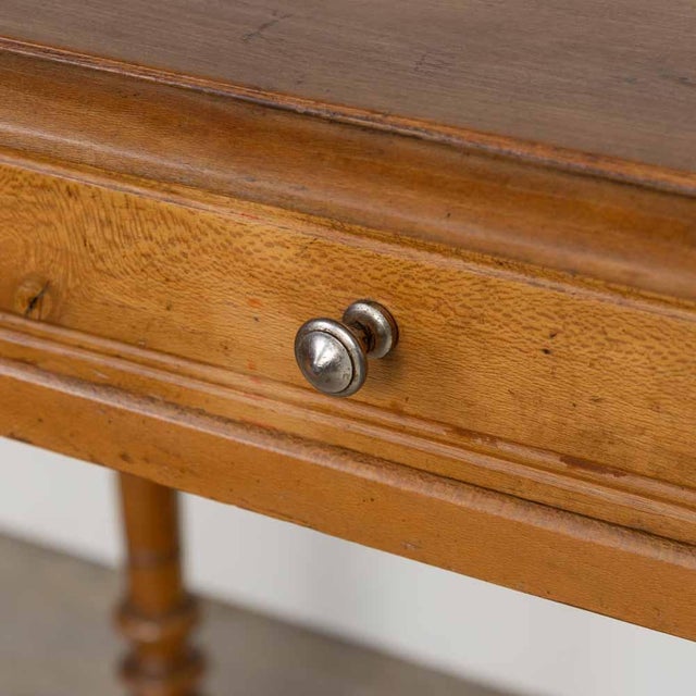 Brown 1940s French Provincial Writing Desk For Sale - Image 8 of 15