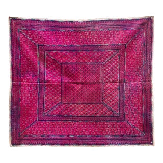 Early 20th Century Zhuang Brocade Blanket For Sale