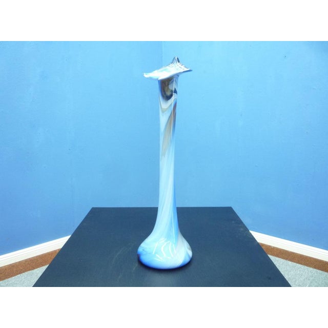 Hand Blown Glass Vase from Obersdorfer Glashütte, 1970s For Sale - Image 9 of 9