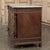 19th Century French Louis XVI Walnut Marble Top Commode For Sale - Image 11 of 16