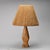 Turned Wood and Natural Fiber Lamp, France, 1960 For Sale - Image 11 of 11