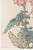 Two Pink Chrysanthemums by Hasegawa, Vintage Japanese Botanical Art Print, 36" X 54" For Sale - Image 4 of 10