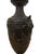 J. B. Hirsch 1940 French Black Spelter Ram Head Handles Urn For Sale - Image 4 of 8