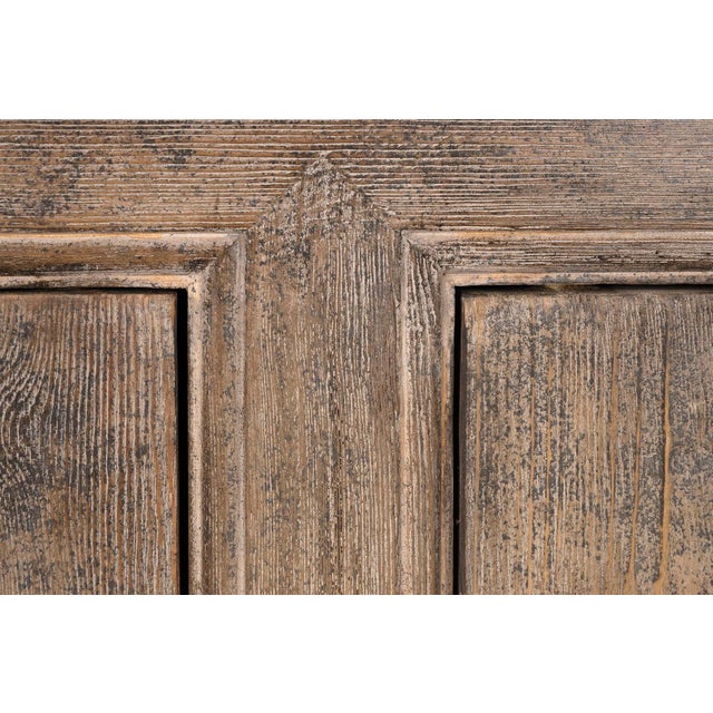 Late 20th Century Eight Door Server in Reclaimed Elm For Sale In Dallas - Image 6 of 9