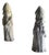 Plaster Statues by Walter De Buck, Set of 2 For Sale