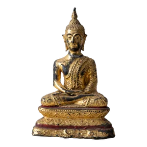 Thai Gilt Bronze Buddha, 19th Century