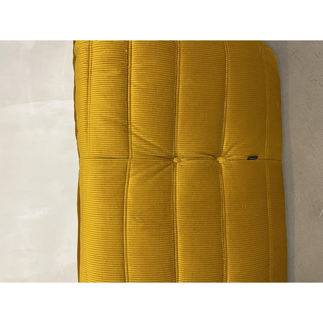 Goldenrod Togo Living Room Set by Michel Ducaroy for Ligne Roset, Set of 5 For Sale - Image 12 of 18