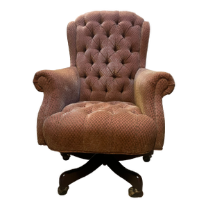 Early 21st Century Tufted Office Chair by Hancock & Moore
