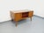 Large vintage Scandinavian-style executive desk from the 1960s, made of teak, double-sided for placement in the center of...