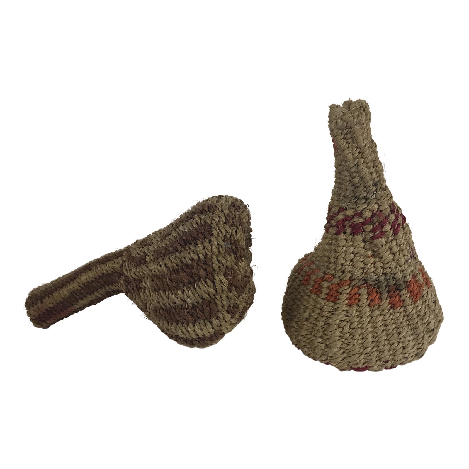 Vintage African Woven Maracas a Pair Chairish