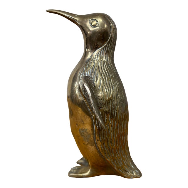 Vintage English Brass Penguin For Sale