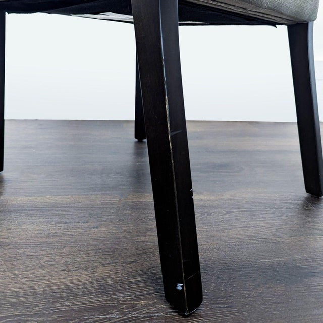 Eq3 Modern 5-Piece Dining Set With Rectangular Table and Upholstered Chairs For Sale - Image 4 of 7