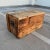 Antique industrial dry goods brewery shipping crate having antique steel hinges cast iron handles solid built of old...