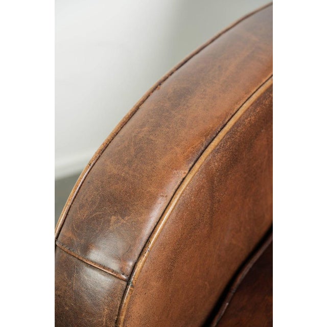Club Chair in Sheepskin Leather For Sale - Image 14 of 15