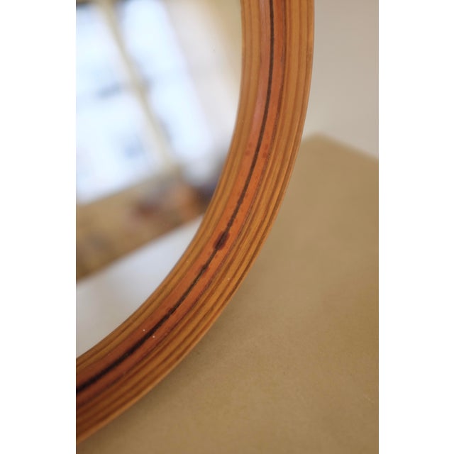 1960s Pine Wall Mirror by Nils Troed For Sale - Image 10 of 13