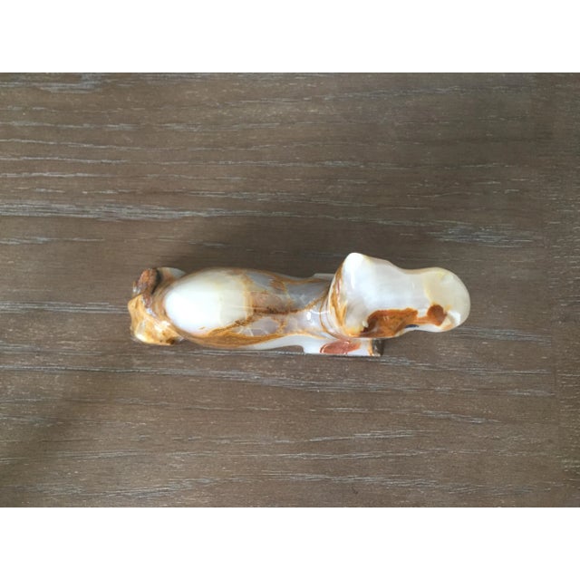 Carved and Polished Onyx Sitting Camel For Sale In Las Vegas - Image 6 of 13