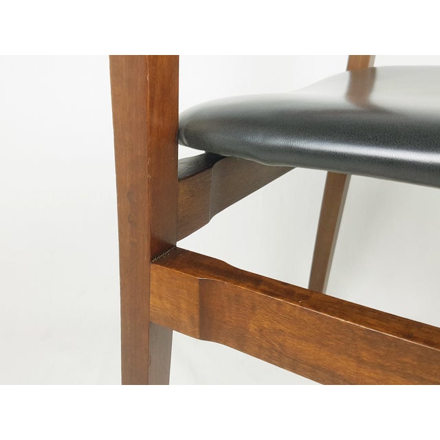 Model 104 Dining Chairs by G. Frattini for Cassina, 1960s, Set of 6 For Sale - Image 15 of 17