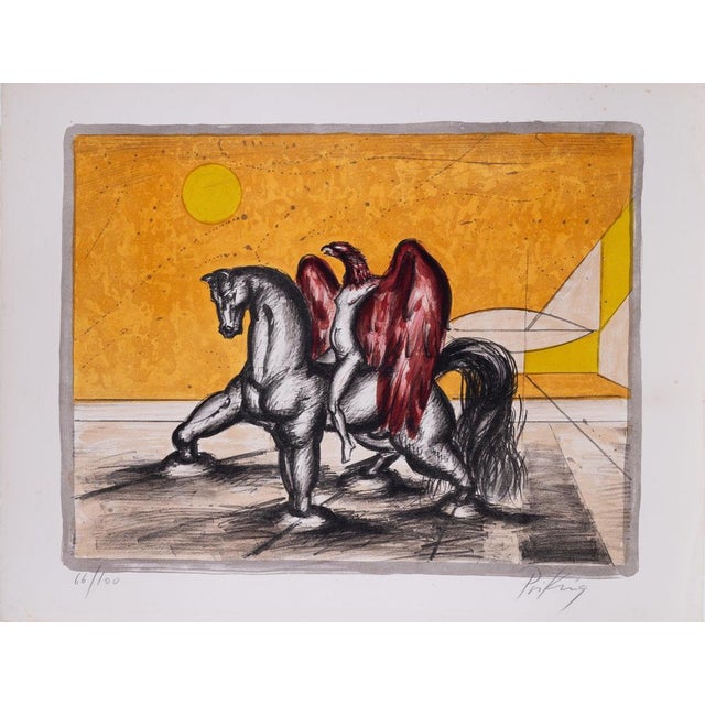 Franz Priking, Icare sous le soleil, Lithograph For Sale - Image 7 of 7