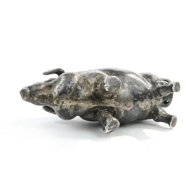 Art Nouveau French Figurative Salt Holder, 1890s For Sale - Image 5 of 13