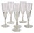 Saint Louis Crystal Flutes, Set of 6 For Sale