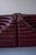 Terrazza Sofa Landscapes in Burgundy Leather by Ubald Klug for de Sede, 1970s, Set of 4 For Sale - Image 15 of 18