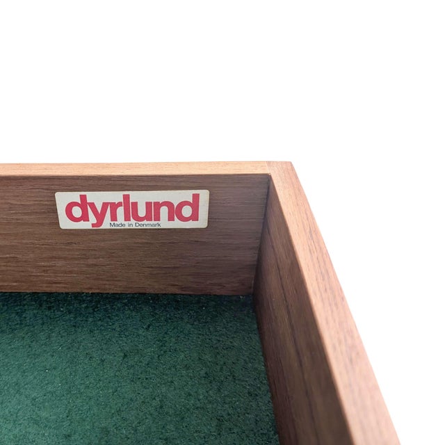 Brown Mid-Century Modern Teak Display Cabinet from Dyrlund, Denmark, 1960s For Sale - Image 8 of 10