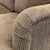 Comfortable 3-Seat Brown Fabric Sofa With Rolled Arms For Sale In San Francisco - Image 6 of 9