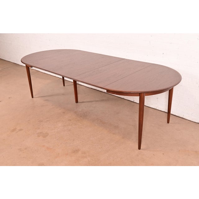 Skovmand & Andersen for Moreddi Danish Modern Teak Extension Dining Table, Newly Refinished For Sale - Image 14 of 14