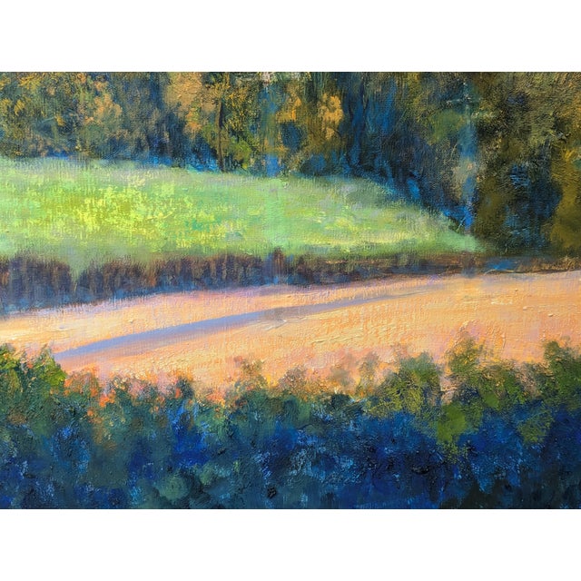 Nancy Paris Pruden "Sonoma Sunset" Contemporary Naturalistic Mountain Landscape Nature Painting, 2020s For Sale - Image 11 of 11