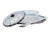 Butter Dish in Embossed Silver with Cut Glass Core, Knob Lid and Knife For Sale - Image 9 of 9