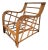 Mid-Century Vintage Bent Bamboo & Rattan Lounge Chair For Sale