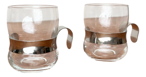 Vintage Paula Series Tea Glasses by Jorma Vennola for Iittala, 1970s, Set of 2