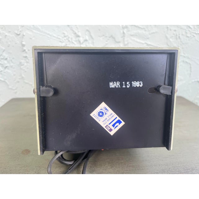 Vintage 1983 Miller Lite Illuminated Cube Clock For Sale - Image 9 of 10