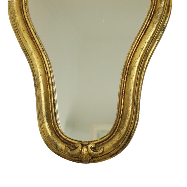 Vintage French Crested Mirror, 1950s For Sale - Image 6 of 15