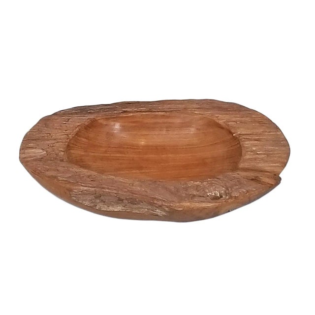 Teak Root Bowl 15" For Sale In Los Angeles - Image 6 of 6