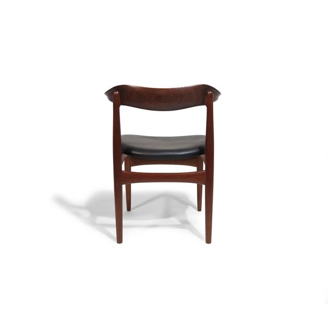 Pair of Teak Horn Chairs Attributed to Kurt Færch for Slagelse, 1958, Restored For Sale - Image 10 of 16