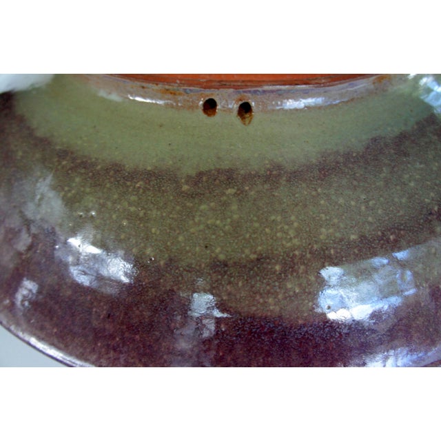 1980s Vintage Lively Earth Decorative Platter For Sale - Image 9 of 11