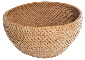 Swedish Folk Art Root Basket, 19th Century