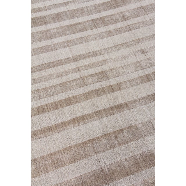 Not Yet Made - Made To Order Iscar Hand loom Wool/Viscose Mineral Rug-8'x10'" For Sale - Image 5 of 8
