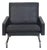PK31/1 Chair in Black Aniline Leather by Poul Kjærholm, 1970s For Sale