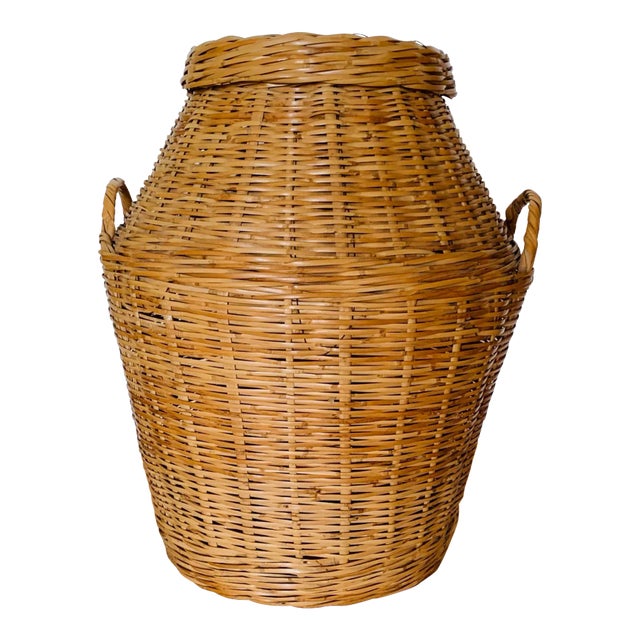 1980s Large Zambian Basket For Sale