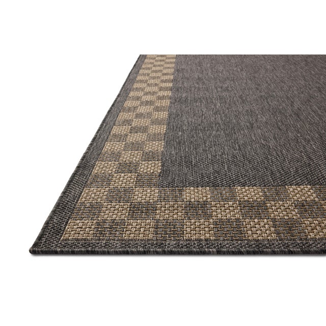 Transitional Chris Loves Julia x Loloi Providence Charcoal / Natural 5'-0" x 7'-7" Area Rug For Sale - Image 3 of 6