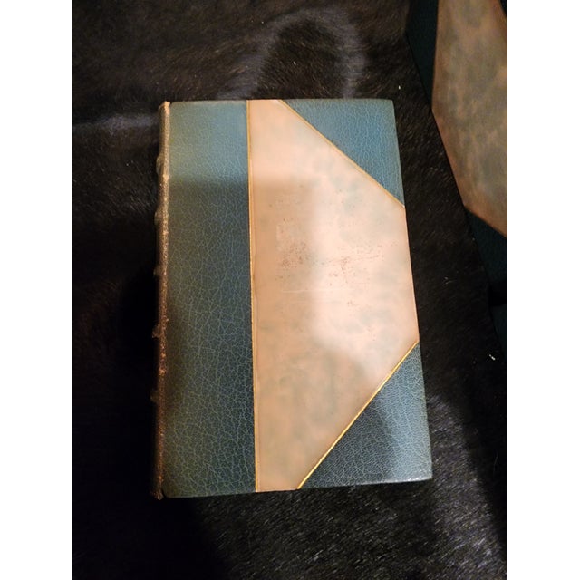 Traditional Antique Leather Bound Waverly Novels For Sale - Image 3 of 12