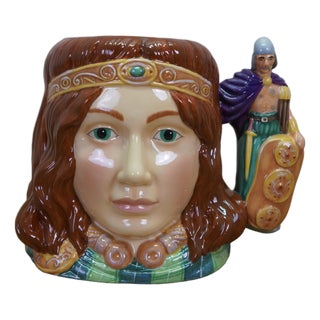 Royal Doulton Boudicca Celtic Queen Military Leader Toby Character Jug For Sale