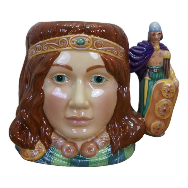 Royal Doulton Boudicca Celtic Queen Military Leader Toby Character Jug For Sale